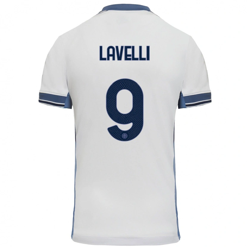 DanxenメンズMatteo Lavelli#9白 グレーアウェイシャツ2024/25ジャージーユニフォーム