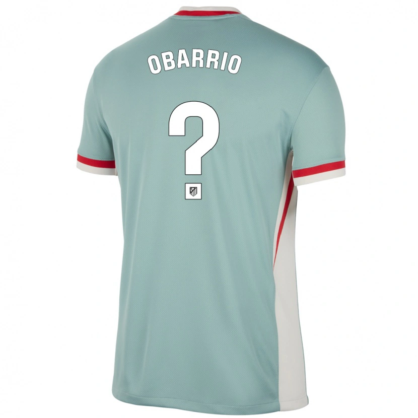 DanxenメンズÁlvaro Obarrio#0ライトベージュブルーアウェイシャツ2024/25ジャージーユニフォーム