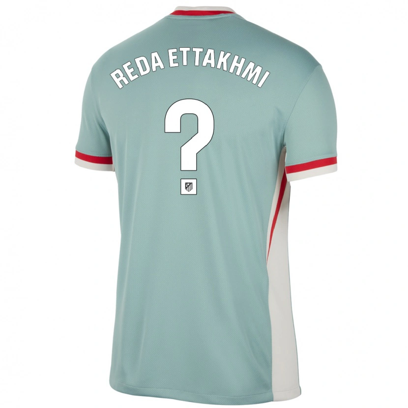 DanxenメンズMohamed Reda Ettakhmi#0ライトベージュブルーアウェイシャツ2024/25ジャージーユニフォーム