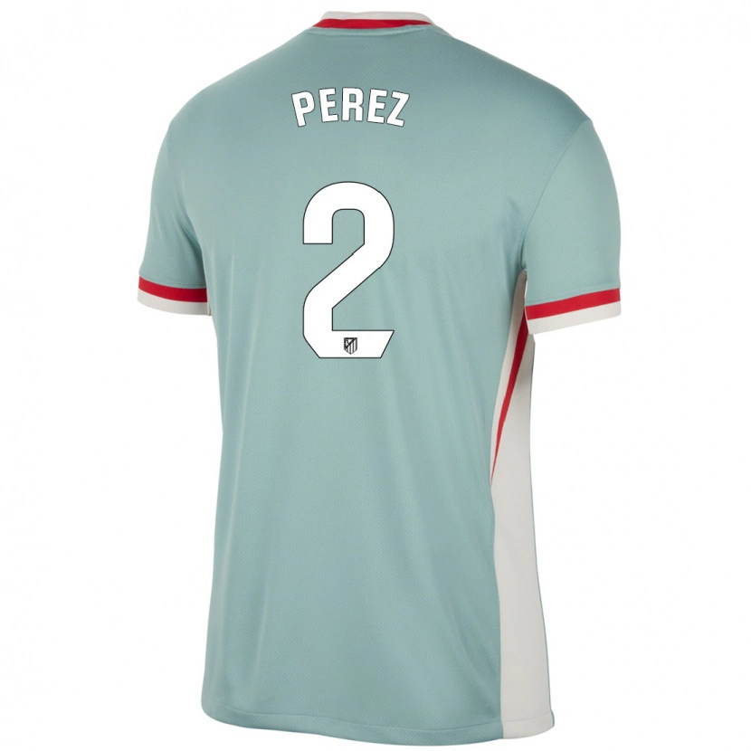 DanxenメンズXènia Pérez#2ライトベージュブルーアウェイシャツ2024/25ジャージーユニフォーム
