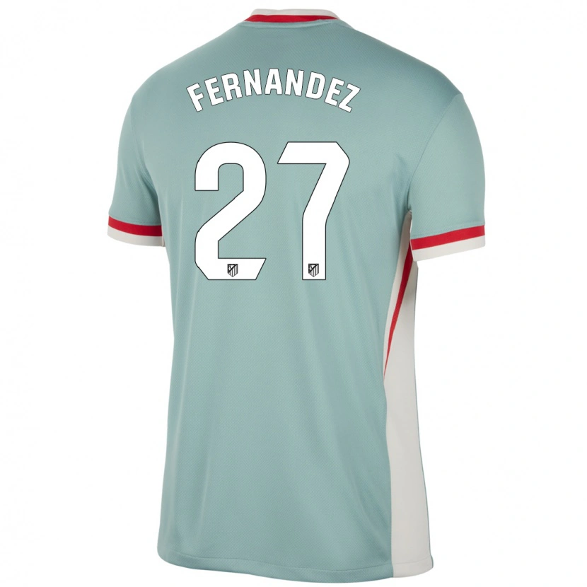 Danxenメンズアレクシア・フェルナンデス#27ライトベージュブルーアウェイシャツ2024/25ジャージーユニフォーム