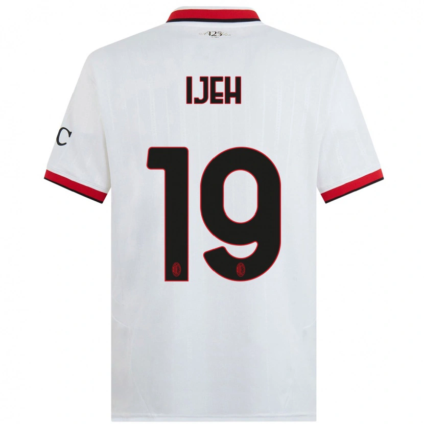 DanxenメンズEvelyn Ijeh#19白 黒 赤アウェイシャツ2024/25ジャージーユニフォーム