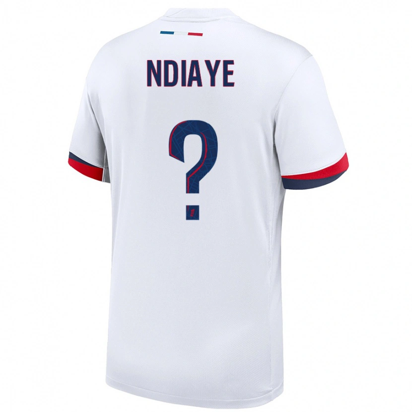DanxenメンズMoctar Ndiaye#0白 青 赤アウェイシャツ2024/25ジャージーユニフォーム