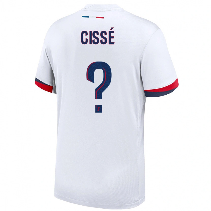 DanxenメンズMory Cissé#0白 青 赤アウェイシャツ2024/25ジャージーユニフォーム