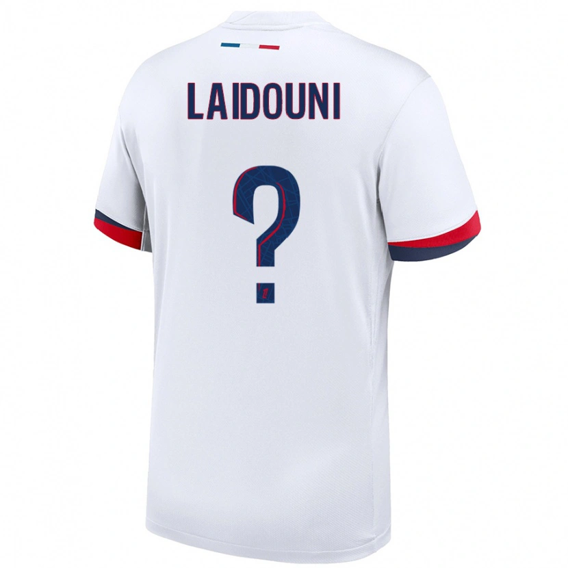 DanxenメンズAdam Laidouni#0白 青 赤アウェイシャツ2024/25ジャージーユニフォーム