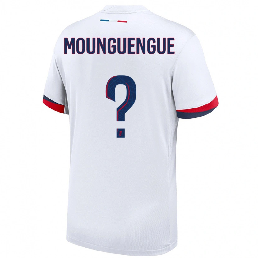 DanxenメンズPierre Mounguengue#0白 青 赤アウェイシャツ2024/25ジャージーユニフォーム