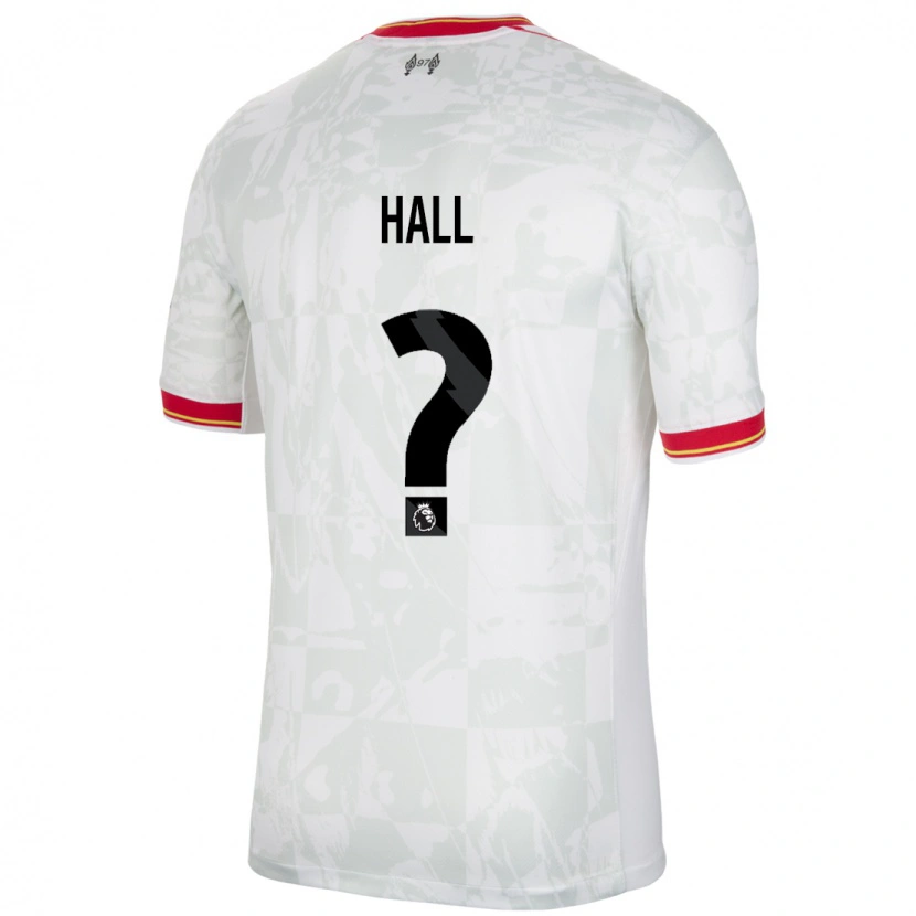 DanxenメンズBailey Hall#0ホワイト レッド ブラックサードユニフォームシャツ2024/25ジャージーユニフォーム