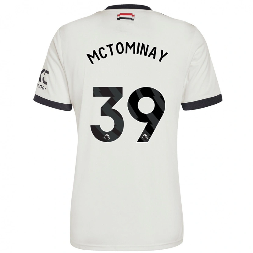 Danxenメンズスコット・マクトミネイ#39オフホワイトサードユニフォームシャツ2024/25ジャージーユニフォーム