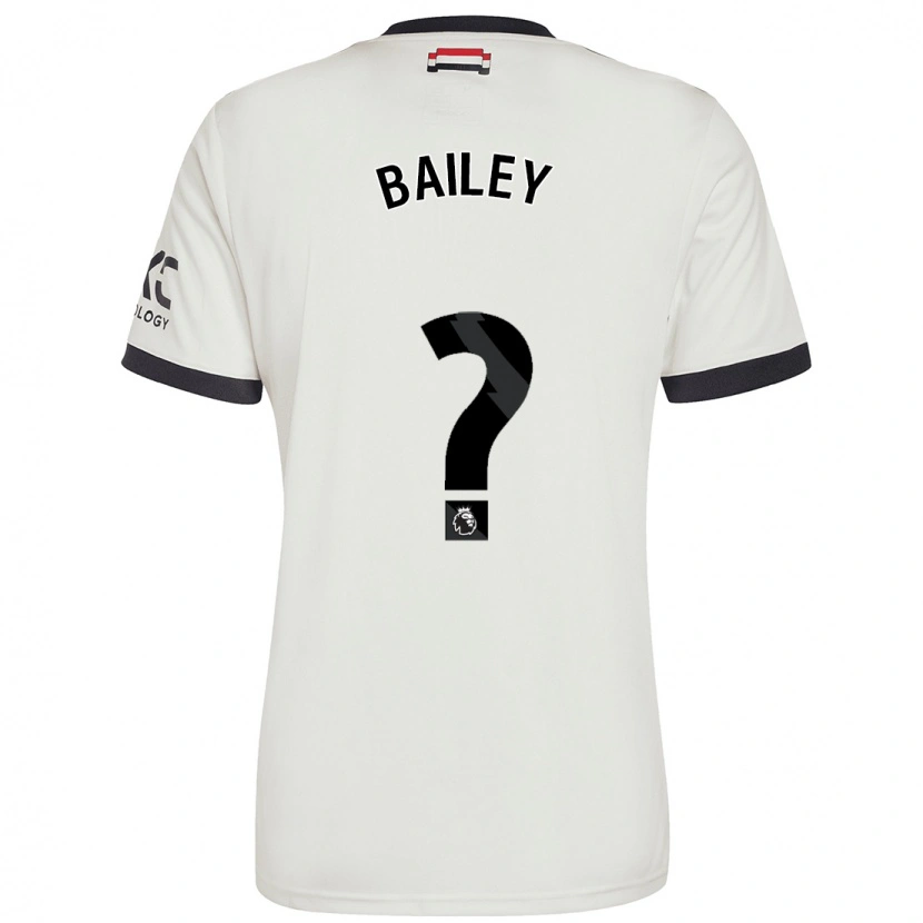 DanxenメンズJames Bailey#0オフホワイトサードユニフォームシャツ2024/25ジャージーユニフォーム