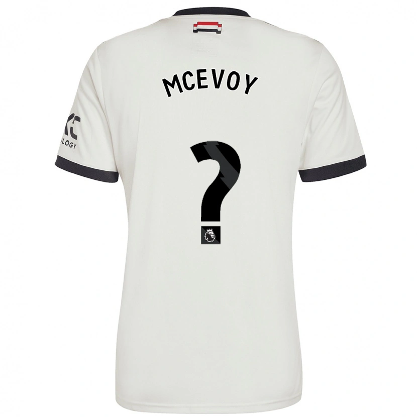 DanxenメンズJay Mcevoy#0オフホワイトサードユニフォームシャツ2024/25ジャージーユニフォーム