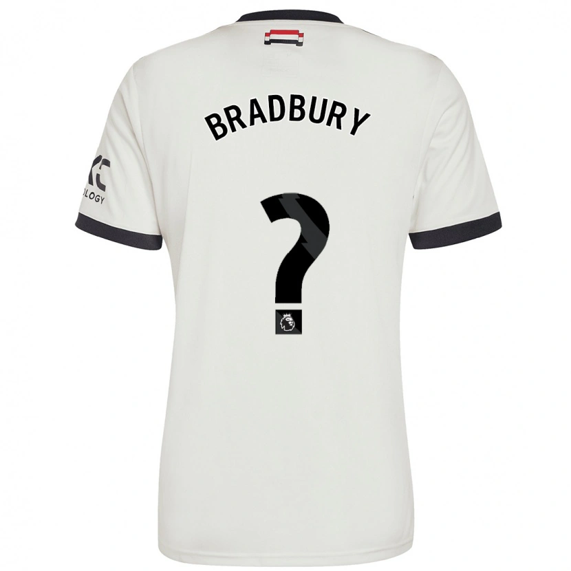 DanxenメンズLouie Bradbury#0オフホワイトサードユニフォームシャツ2024/25ジャージーユニフォーム