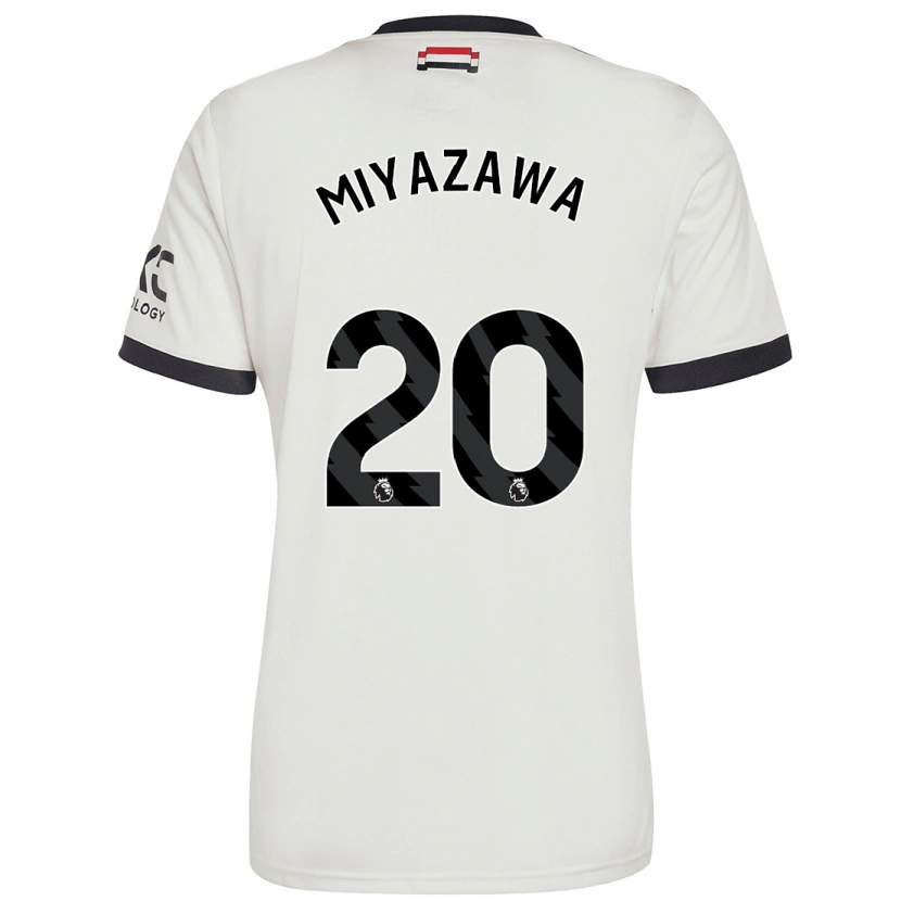 Danxenメンズ宮澤ひなた#20オフホワイトサードユニフォームシャツ2024/25ジャージーユニフォーム