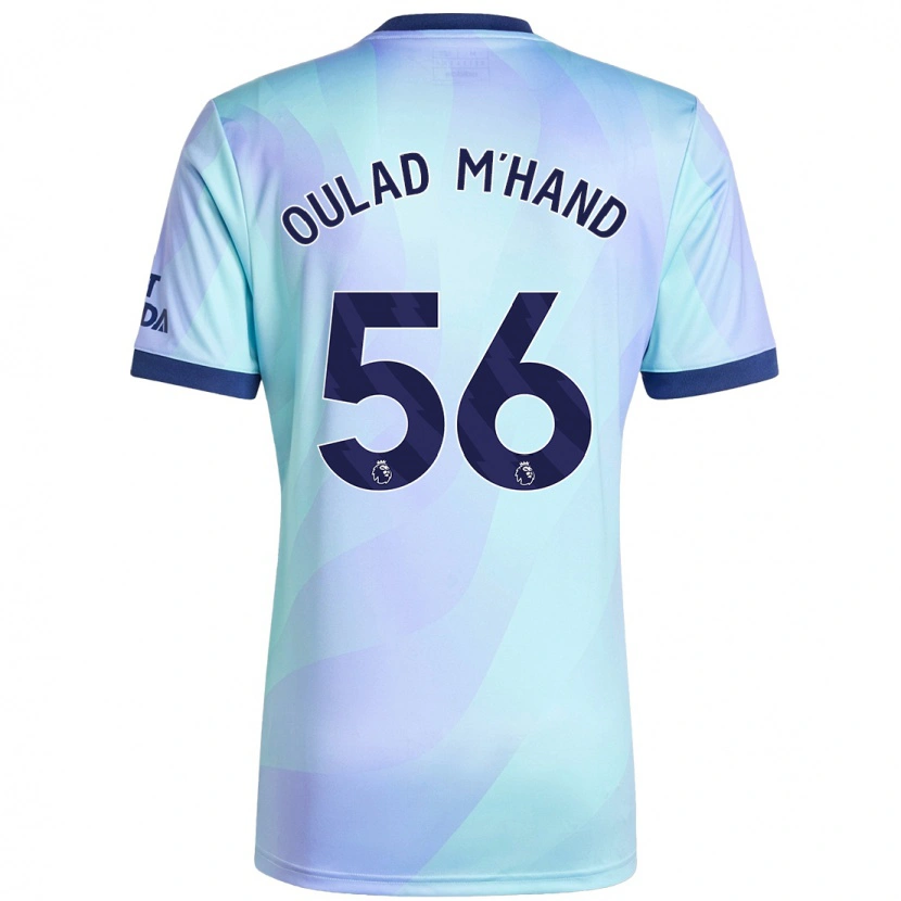 DanxenメンズSalah-Eddine Oulad M'hand#56アクアサードユニフォームシャツ2024/25ジャージーユニフォーム