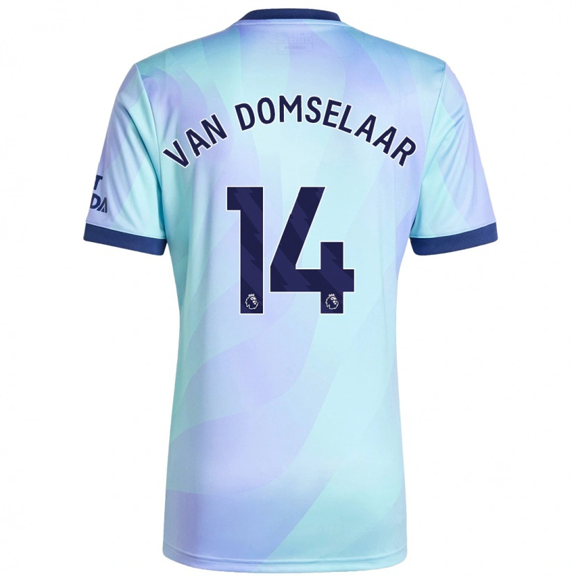 Danxenメンズダフネ・ファン・ドムセラール#14アクアサードユニフォームシャツ2024/25ジャージーユニフォーム