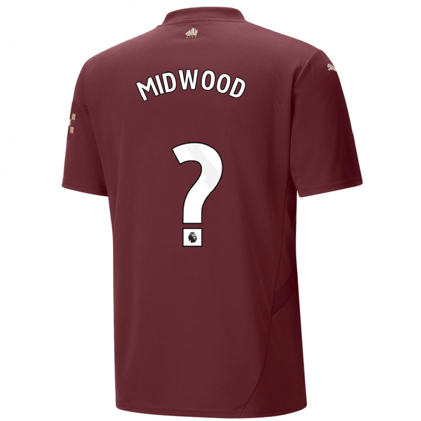 DanxenメンズKylan Midwood#0マルーンサードユニフォームシャツ2024/25ジャージーユニフォーム