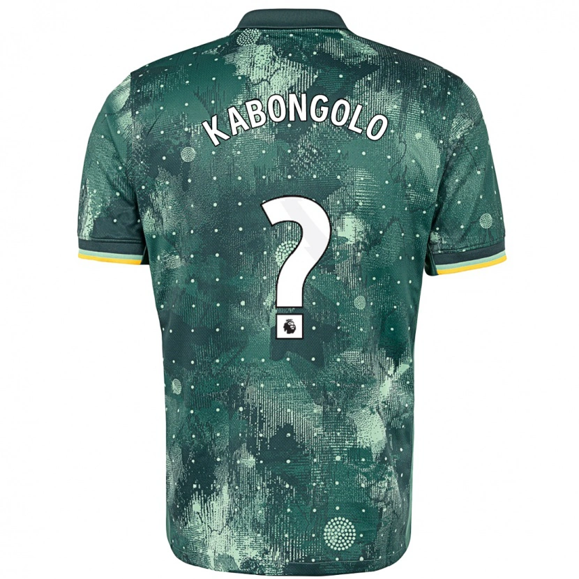 DanxenメンズMelvyn Kabongolo#0ミントグリーンサードユニフォームシャツ2024/25ジャージーユニフォーム