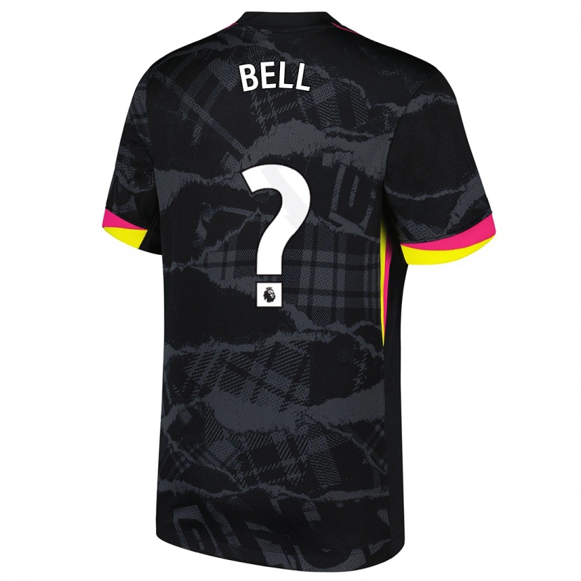DanxenメンズToby Bell#0ブラック ピンクサードユニフォームシャツ2024/25ジャージーユニフォーム