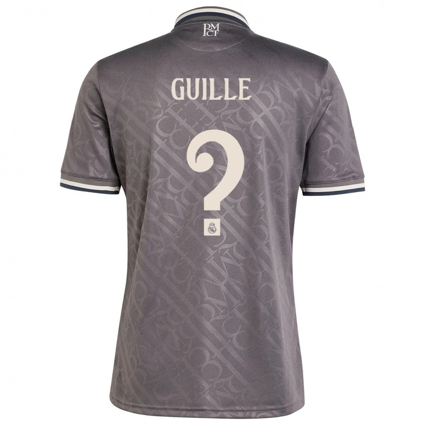DanxenメンズGuille López#0チャコールサードユニフォームシャツ2024/25ジャージーユニフォーム