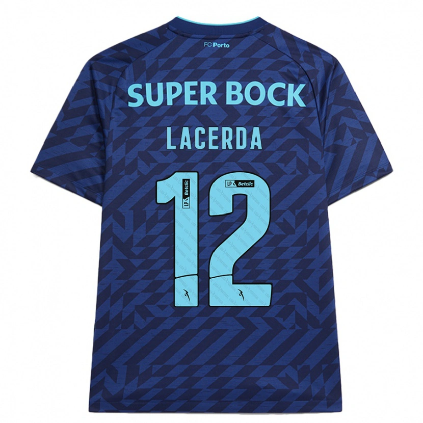 DanxenメンズLacerda#12ネイビーブルーサードユニフォームシャツ2024/25ジャージーユニフォーム
