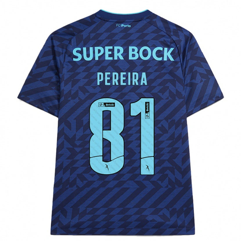 DanxenメンズMartim Pereira#81ネイビーブルーサードユニフォームシャツ2024/25ジャージーユニフォーム