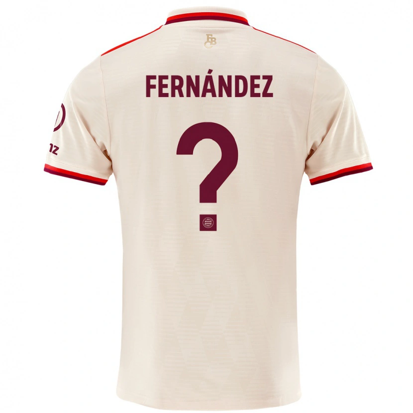 Danxenメンズハビエル・フェルナンデス#0リネンサードユニフォームシャツ2024/25ジャージーユニフォーム
