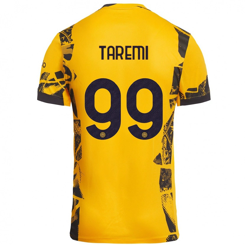 Danxenメンズメフディ・タレミ#99ゴールド ブラックサードユニフォームシャツ2024/25ジャージーユニフォーム