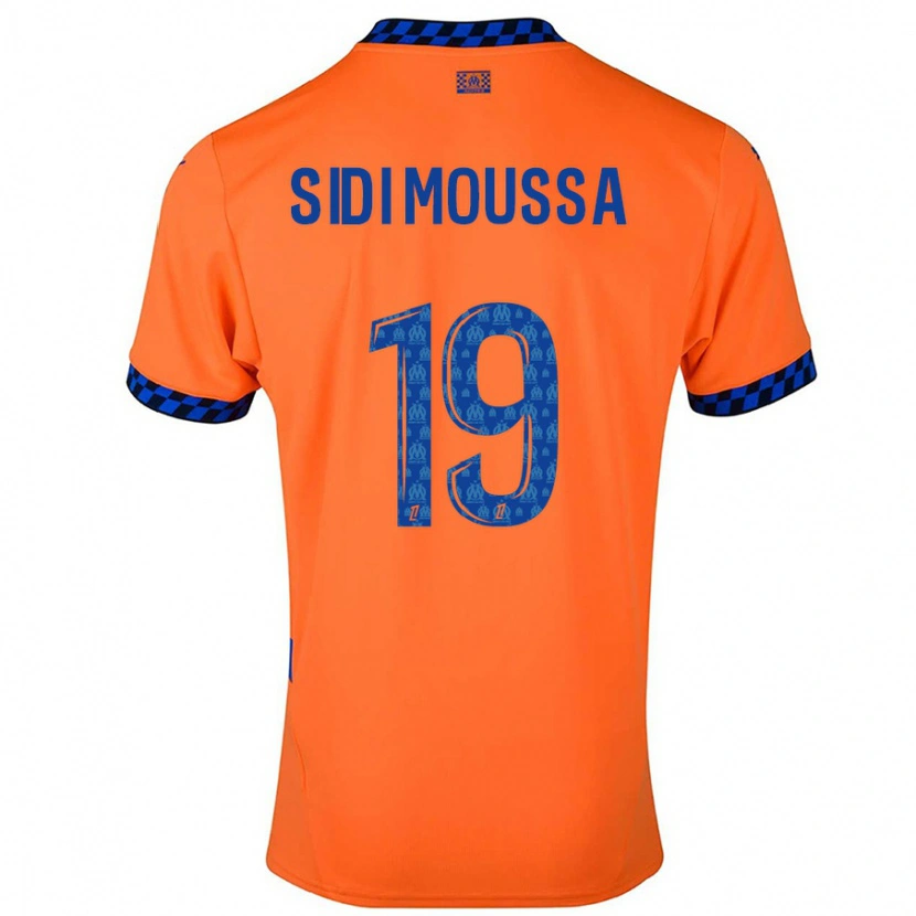 DanxenメンズSalima Sidi Moussa#19オレンジ ダークブルーサードユニフォームシャツ2024/25ジャージーユニフォーム