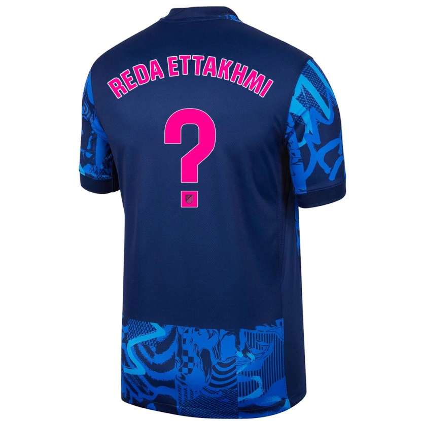DanxenメンズMohamed Reda Ettakhmi#0ロイヤルブルーサードユニフォームシャツ2024/25ジャージーユニフォーム