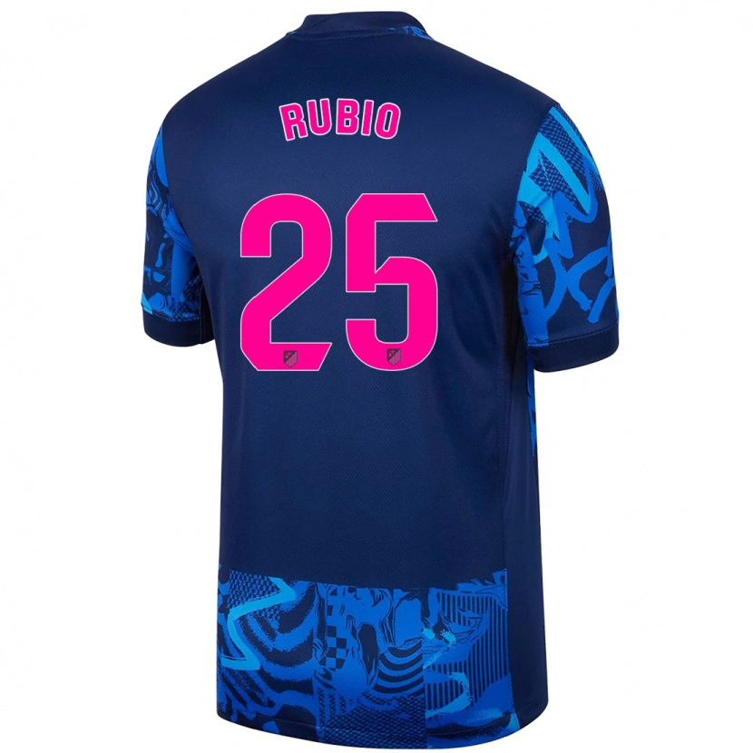 DanxenメンズDaniel Rubio#25ロイヤルブルーサードユニフォームシャツ2024/25ジャージーユニフォーム
