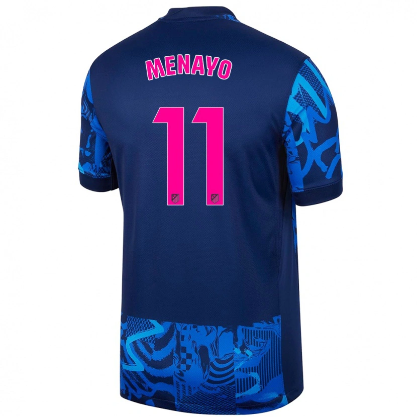 Danxenメンズカルメン・メナヨ#11ロイヤルブルーサードユニフォームシャツ2024/25ジャージーユニフォーム