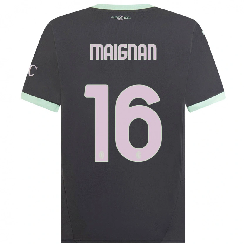 Danxenメンズマイク・メニャン#16グレーサードユニフォームシャツ2024/25ジャージーユニフォーム