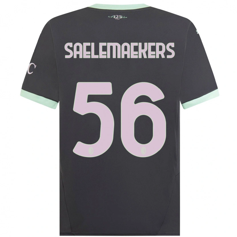 Danxenメンズアレクシス・サレマーカーズ#56グレーサードユニフォームシャツ2024/25ジャージーユニフォーム