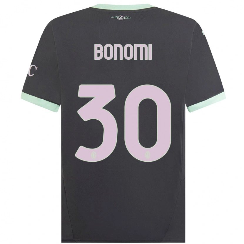 Danxenメンズアレッサンドロボノミ#30グレーサードユニフォームシャツ2024/25ジャージーユニフォーム