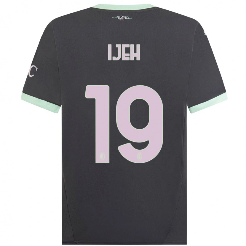 DanxenメンズEvelyn Ijeh#19グレーサードユニフォームシャツ2024/25ジャージーユニフォーム