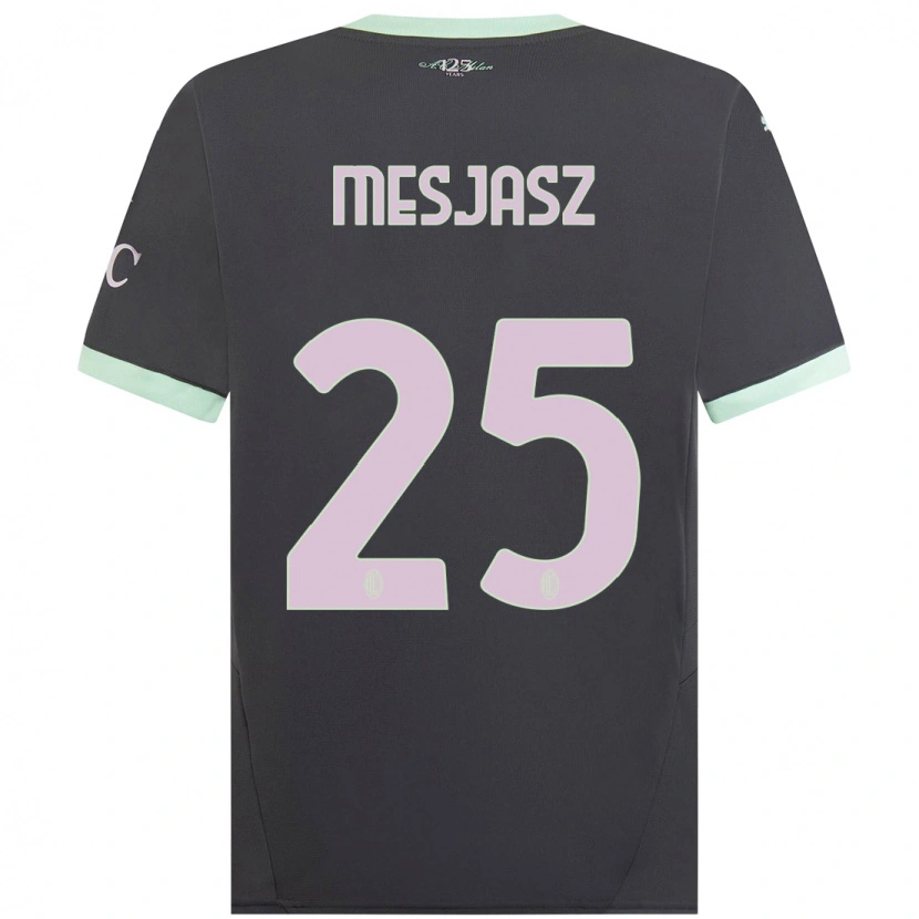 DanxenメンズMałgorzata Mesjasz#25グレーサードユニフォームシャツ2024/25ジャージーユニフォーム