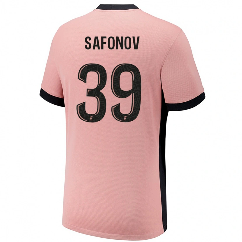 Danxenメンズマトヴェイ・サフォノフ#39ラストピンクサードユニフォームシャツ2024/25ジャージーユニフォーム