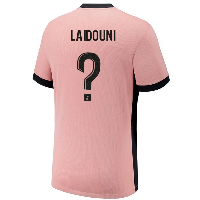 DanxenメンズAdam Laidouni#0ラストピンクサードユニフォームシャツ2024/25ジャージーユニフォーム