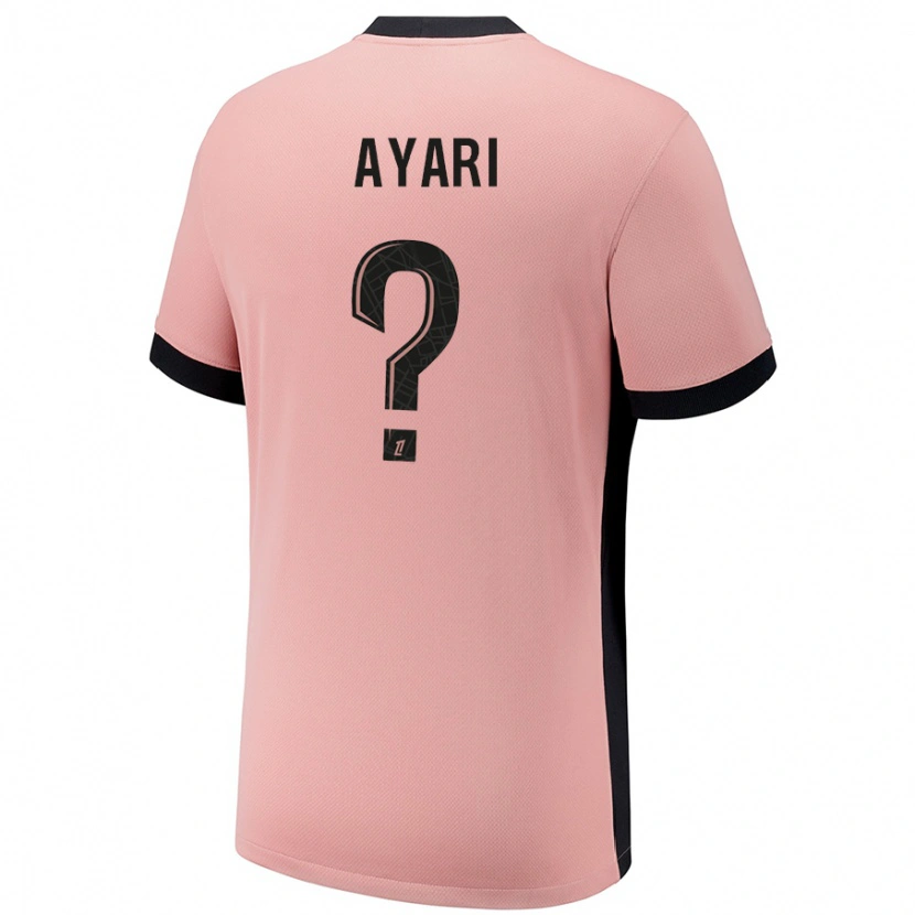 DanxenメンズAdam Ayari#0ラストピンクサードユニフォームシャツ2024/25ジャージーユニフォーム