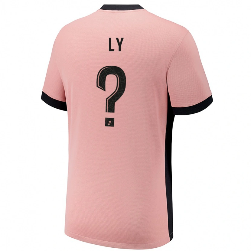 DanxenメンズElijah Ly#0ラストピンクサードユニフォームシャツ2024/25ジャージーユニフォーム