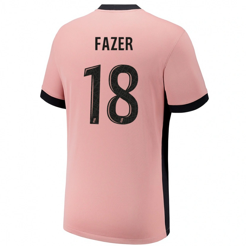 Danxenメンズローリナ・ファゼール#18ラストピンクサードユニフォームシャツ2024/25ジャージーユニフォーム