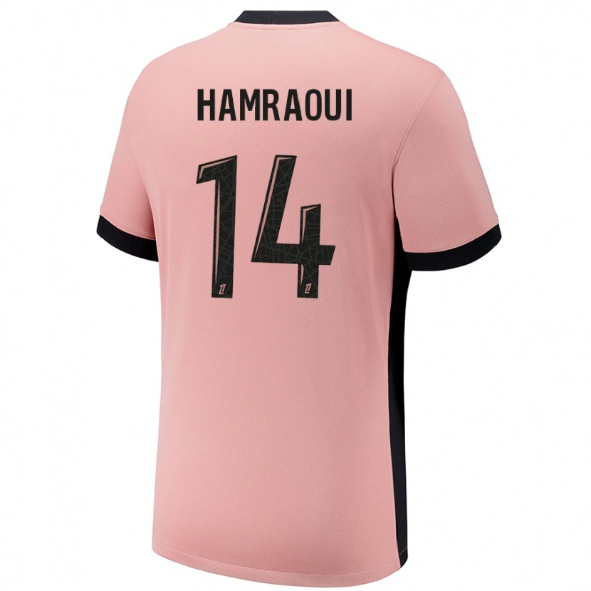 Danxenメンズキーラ・アムラウィ#14ラストピンクサードユニフォームシャツ2024/25ジャージーユニフォーム