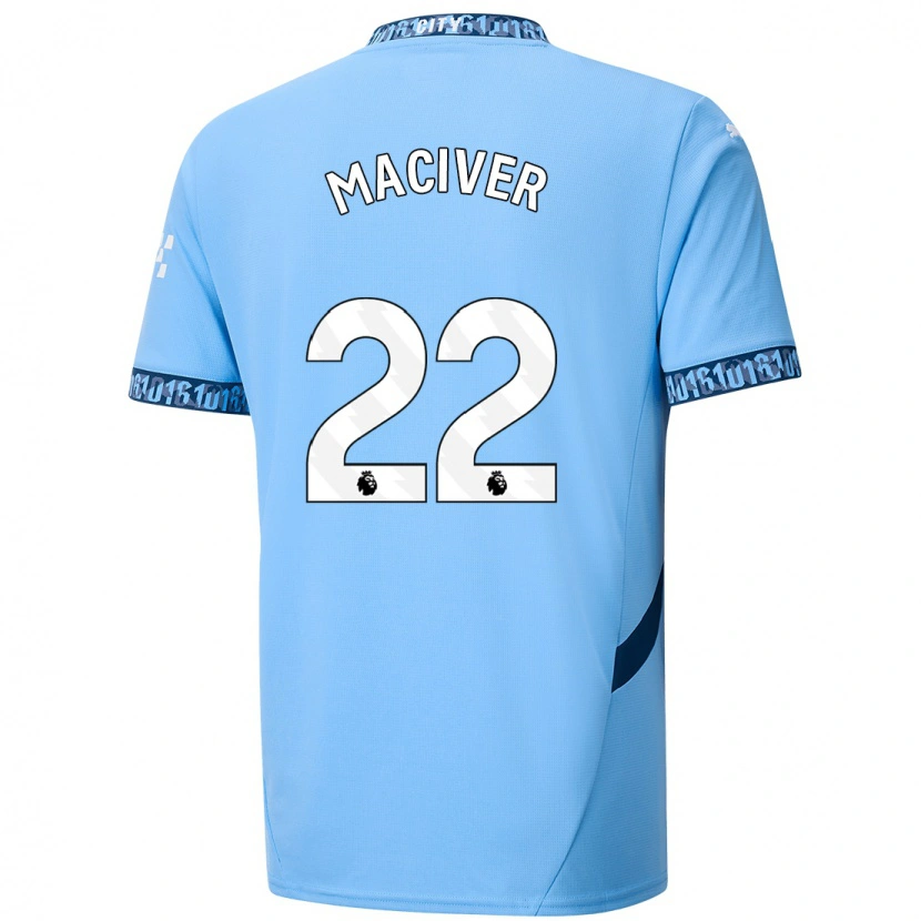 Danxenレディースサンディ・マキーバー#22ネイビーブルーホームシャツ2024/25ジャージーユニフォーム