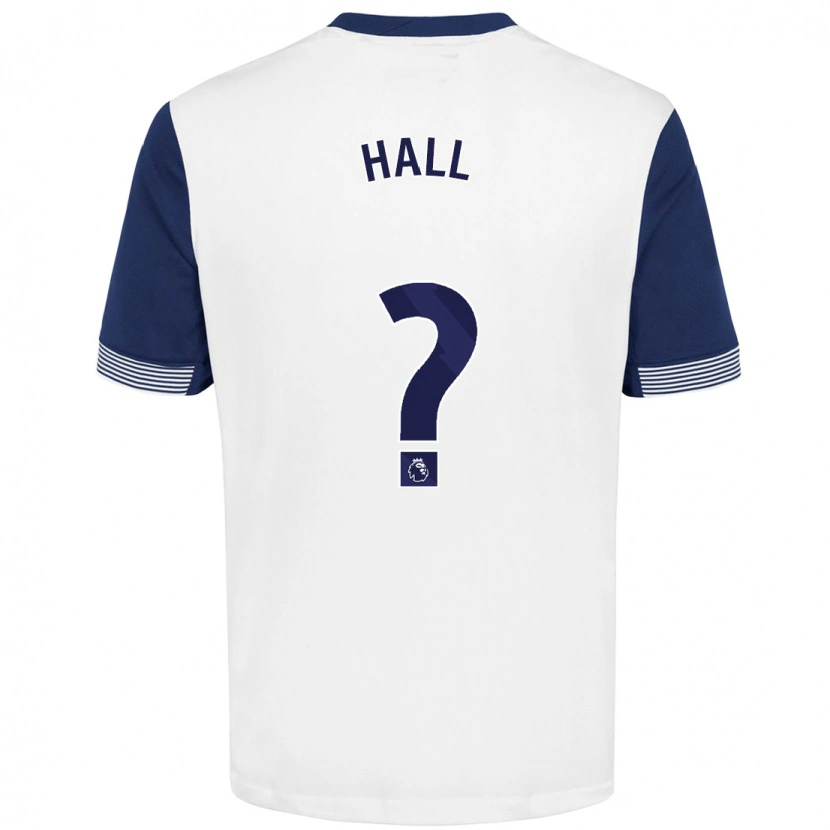 DanxenレディースTye Hall#0ホワイト ブルーホームシャツ2024/25ジャージーユニフォーム