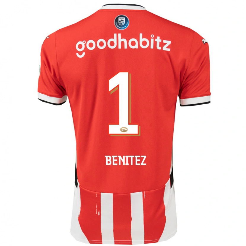Danxenレディースワルテル・ベニテス#1赤 白ホームシャツ2024/25ジャージーユニフォーム