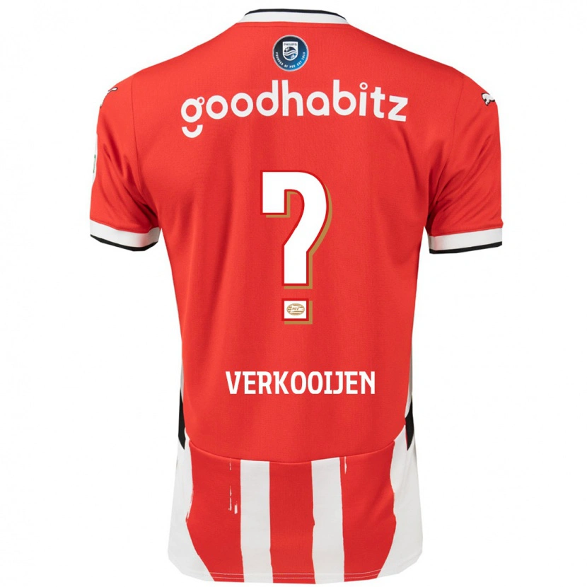 DanxenレディースNicolas Verkooijen#0赤 白ホームシャツ2024/25ジャージーユニフォーム