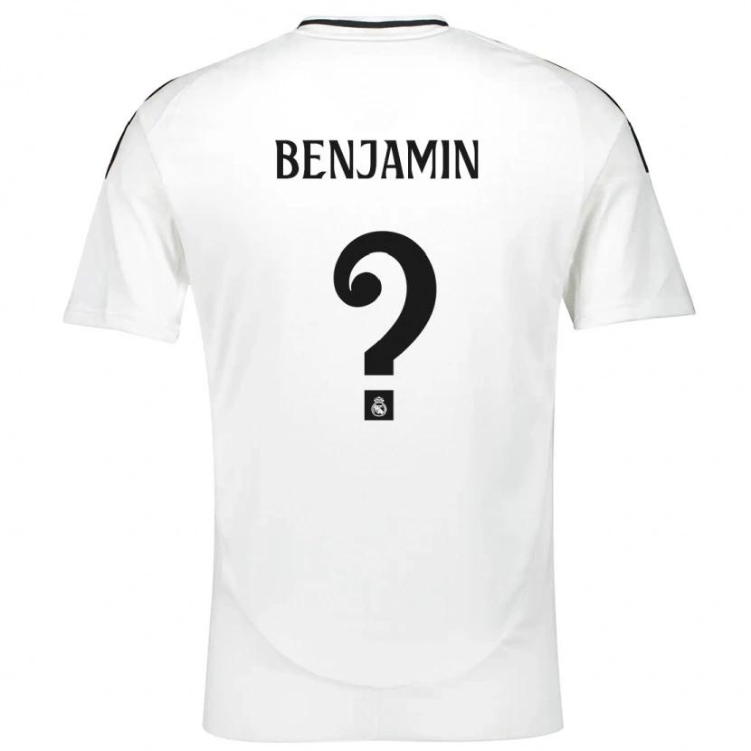 DanxenレディースEmanuel Benjamin#0白ホームシャツ2024/25ジャージーユニフォーム