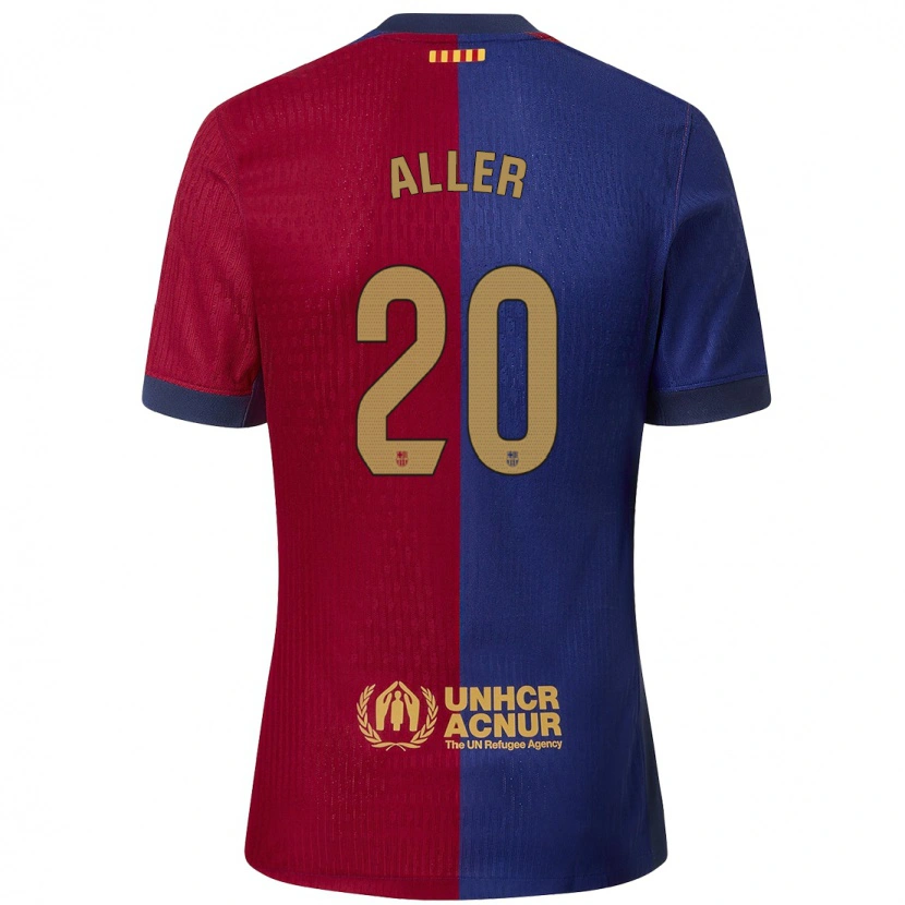 DanxenレディースEder Aller#20青 赤ホームシャツ2024/25ジャージーユニフォーム