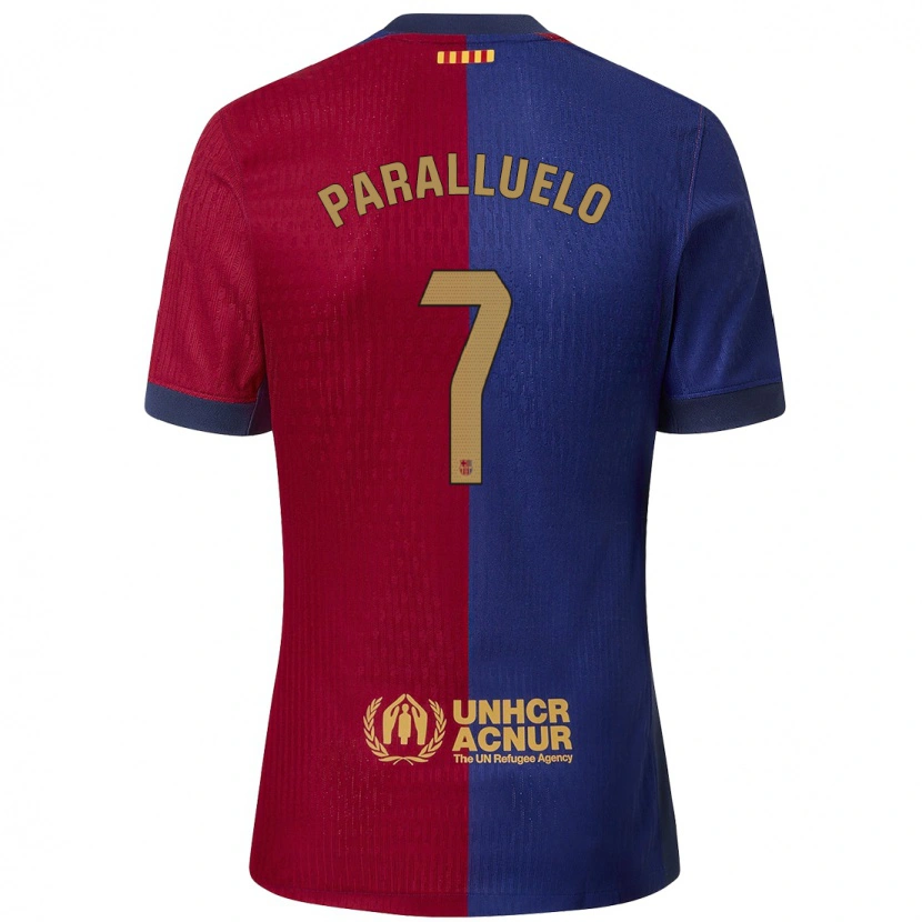 Danxenレディースサルマ・パラルエロ#7青 赤ホームシャツ2024/25ジャージーユニフォーム