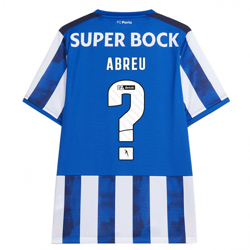 DanxenレディースJoão Abreu#0ブルーホワイトホームシャツ2024/25ジャージーユニフォーム
