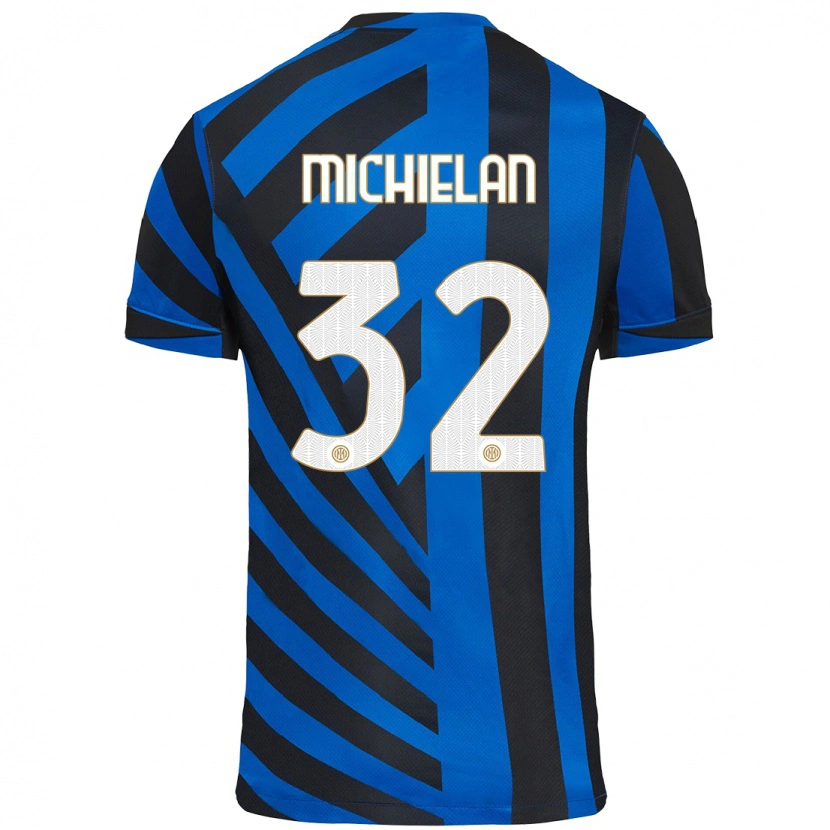 DanxenレディースMattia Michielan#32青黒ホームシャツ2024/25ジャージーユニフォーム